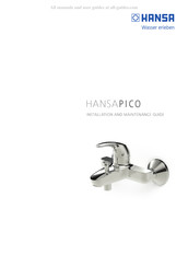 Hansa PICO 4612 0103 Instructions D'installation