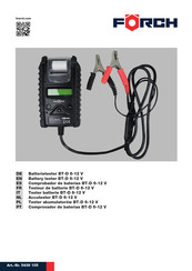 Forch BT-D 6-12 V Mode D'emploi