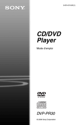 Sony DVP-PR30 Mode D'emploi