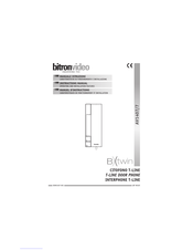 Bitron Video T-LINE B-TWIN AV1407/7 Manuel D'instructions