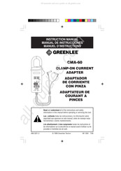 Greenlee CMA-60 Manuel D'instructions