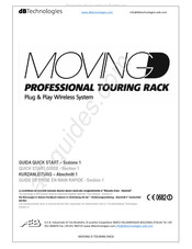 dB Technologies MOVING D Touring Rack Guide De Prise En Main Rapide