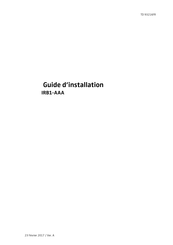 ASCOM IRB1-AAA Guide D'installation