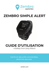 SafeTrx Zembro Simple Alert Guide D'utilisation