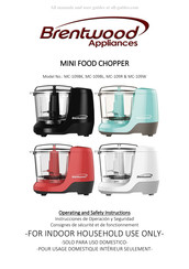 Brentwood Appliances MC-109R Consignes De Sécurité Et De Fonctionnement