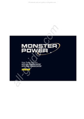 Monster POWERCENTER HTFS1000 Mode D'emploi