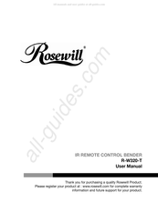 Rosewill R-W320-T Mode D'emploi