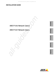Axis P1355 Guide D'installation