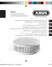 Abus RM20 Consignes D'utilisation Et D'installation