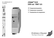 Endress+Hauser iTEMP PCP TMT121 Mode D'emploi