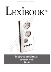 LEXIBOOK ThermoClock RL851 Mode D'emploi