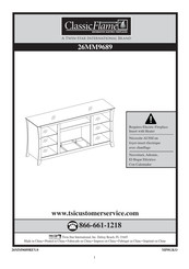 Twin-Star International ClassicFlame 26MM9689 Mode D'emploi