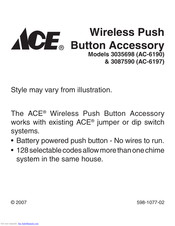 Ace 3087590 Instructions D'installation