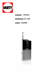 Philips AE1530 Manuel D'utilisation