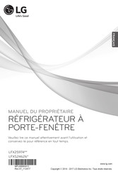 LG LFXS24626 Serie Manuel Du Propriétaire