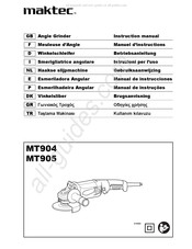 Maktec MT905 Manuel D'instructions