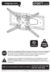 AVF Group 470877 Instructions D'installation