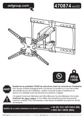 AVF Group 470874 Instructions D'installation