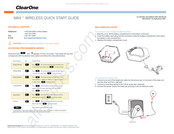 ClearOne MAX Wireless Guide De Démarrage