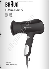 Braun Satin-Hair 5 HD 510 Mode D'emploi