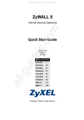 Zyxel ZyWALL 5 Guide De Démarrage Rapide