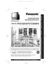 Panasonic PV-C1333W-K Mode D'emploi