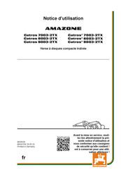 Amazone Catros 7003-2TX Notice D'utilisation