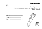 Panasonic ER-GS60 Mode D'emploi