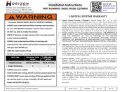 Horizon Global 36650 Instructions D'installation