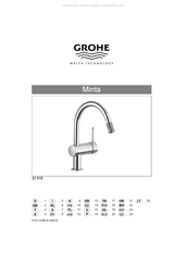 Grohe Minta 32 918 Instructions D'installation