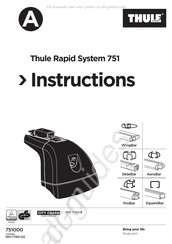 Thule 751000 Instructions