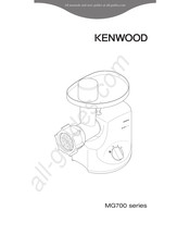 Kenwood MG700 Série Mode D'emploi