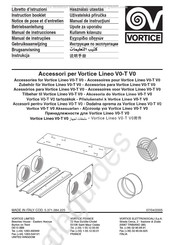 Vortice Lineo V0-T V0 Notice De Pose Et D'entretien
