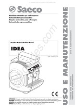 Saeco IDEA CAP002B Mode D'emploi