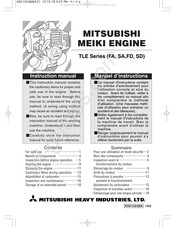 Mitsubishi TLE Serie Manuel D'instructions