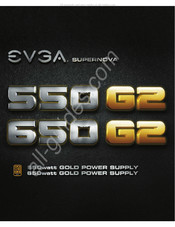 EVGA SUPERNOVA 550 GOLD G2 Mode D'emploi