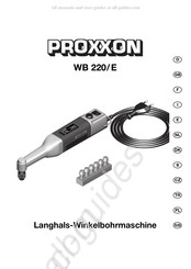 Proxxon WB 220/E Mode D'emploi