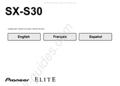 Pioneer Elite SX-S30 Mode D'emploi
