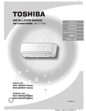 Toshiba RAS-22N3KCV Serie Instructions D'installation