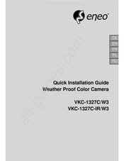 Eneo VKC-1327C/W3 Guide D'installation Rapide