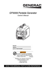 Generac GP3000i Manuel De L'utilisateur