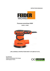 FEIDER Machines FPO380 Instructions Originales