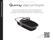 Quinny Zapp Lux Mode D'emploi Et Garantie