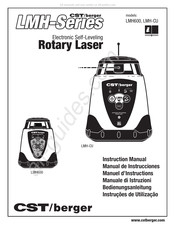 CST/BERGER LMH-CU Manuel D'instructions