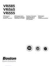 Boston Acoustics Designer VRi565 Mode D'emploi