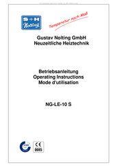 Gustav Nolting NG-LE Serie Manuel D'utilisation