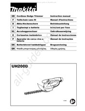 Makita UH200D Manuel D'instructions