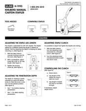 Uline H-1993 Mode D'emploi