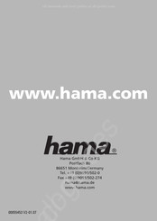 Hama 00055453 Mode D'emploi