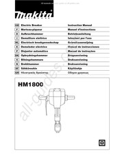 Makita HM1800 Manuel D'instructions